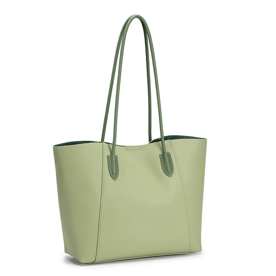 Key Holder Leather Pouch - Borsa composita grande in vera pelle