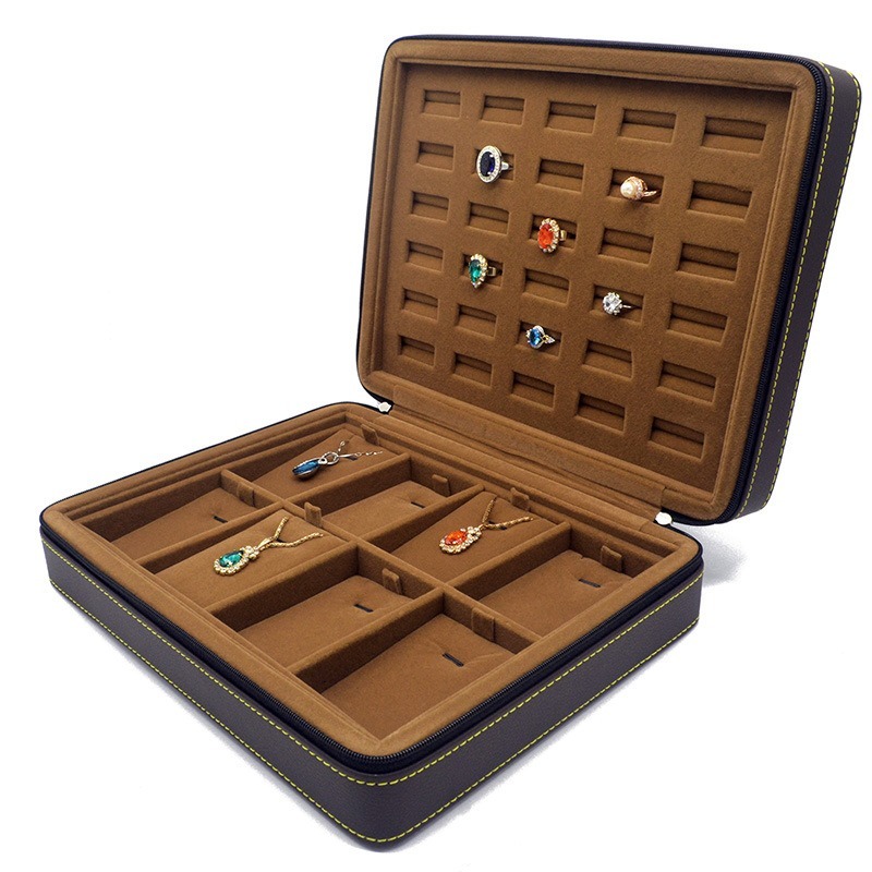 Luxury Bags List - Scatola Portagioie in Pelle, Organizzatore di