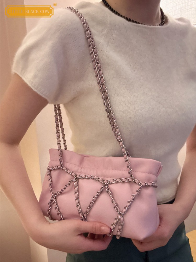 Luxury Bags Logo - Borsa da donna elegante con catena