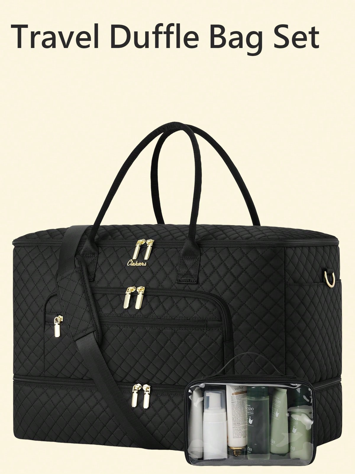 Weekender Bag Duffle - Set di 2 borse da viaggio