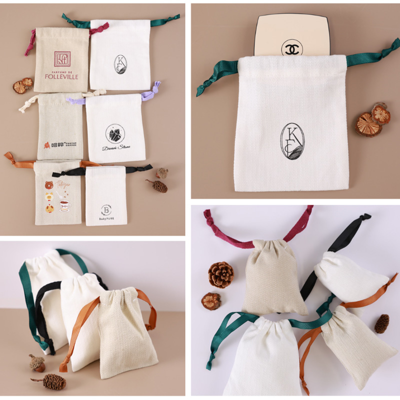 Borsa con coulisse in tela a s - Luxury Bags Logo recensione e prezzo