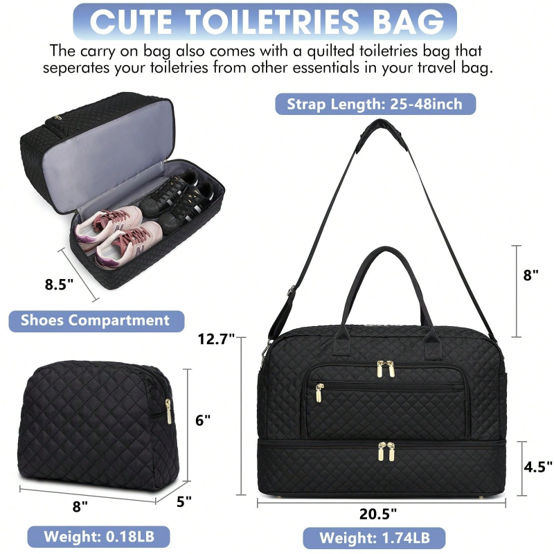 Grande Borsa da Viaggio per Do - Weekender Bag Duffle recensione e prezzo