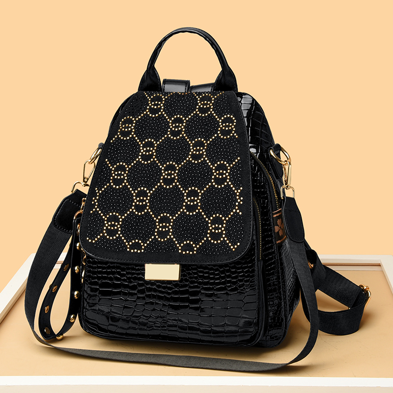 Zaino da donna in pelle cerata - Xl Luxury Bags recensione e prezzo
