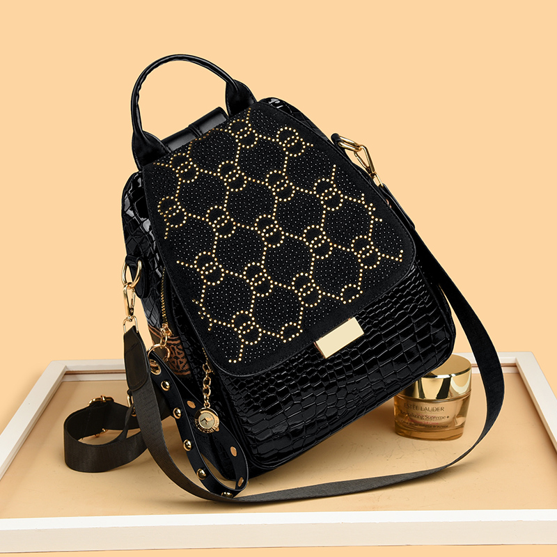Zaino da donna in pelle cerata - Xl Luxury Bags recensione e prezzo