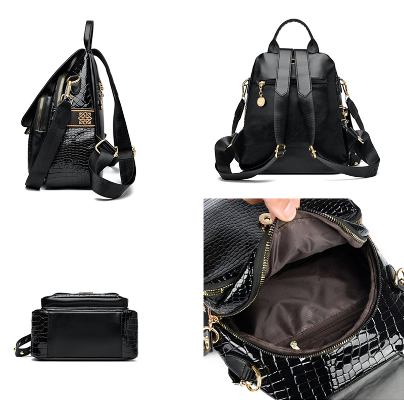 Zaino da donna in pelle cerata - Xl Luxury Bags recensione e prezzo