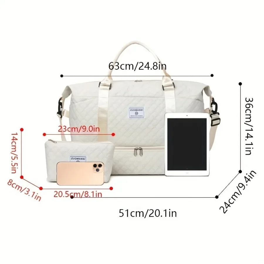 Set da 2 borsoni da viaggio di - Weekender Bag Duffle recensione e prezzo