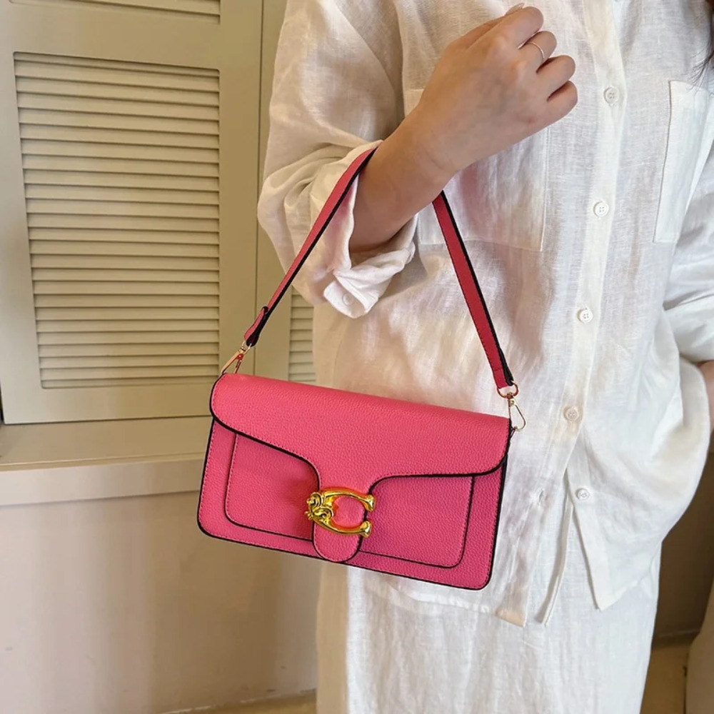 Nuova borsa a tracolla marrone - Luxury Bags Logo recensione e prezzo