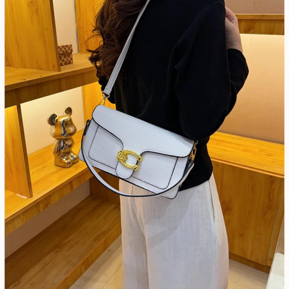 Nuova borsa a tracolla marrone - Luxury Bags Logo recensione e prezzo