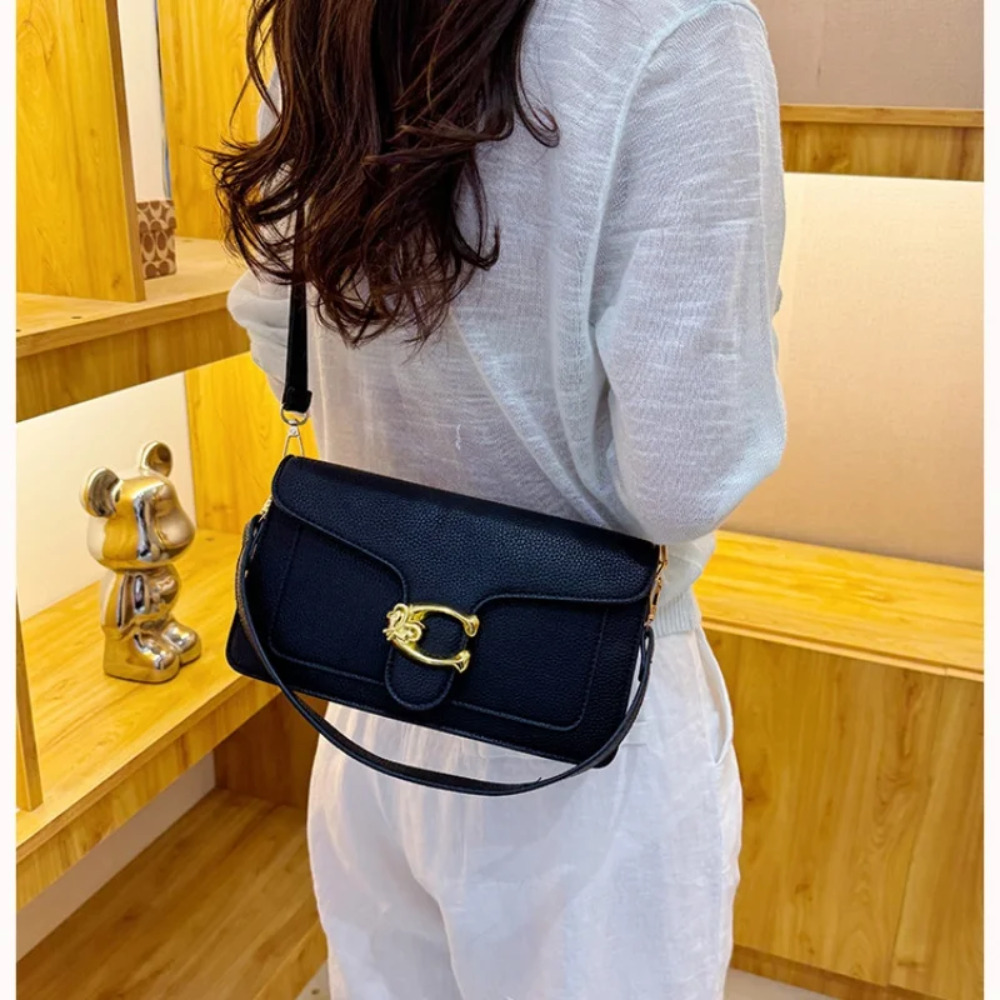Nuova borsa a tracolla marrone - Luxury Bags Logo recensione e prezzo
